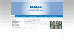 Desktop Screenshot of bergerseatbelt.com